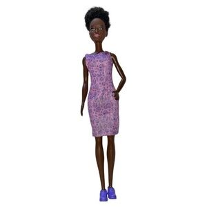 Mattel Barbie Black Career Vet Barbie‎ Purple Animal Theme Dress Shoes GTN84